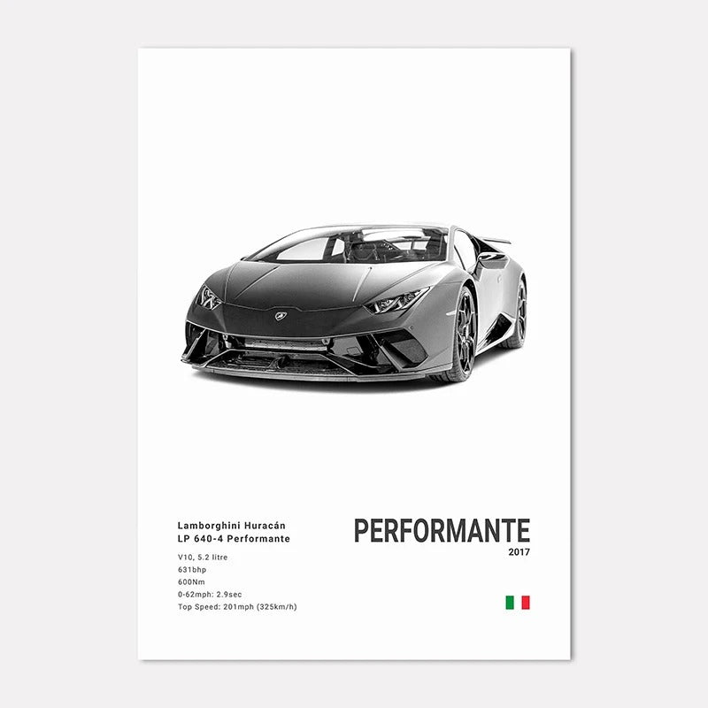 Lamborghini Premium Display Poster 21x30cm