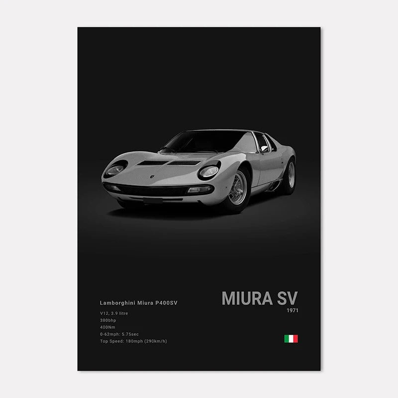 Lamborghini Premium Display Poster 21x30cm