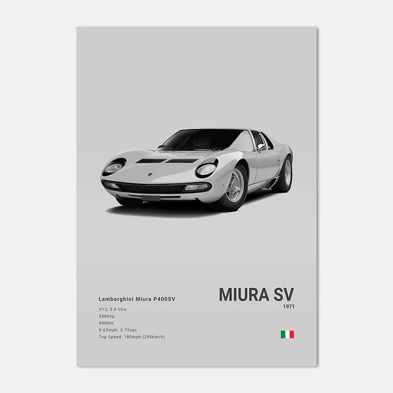 Lamborghini Premium Display Poster 21x30cm