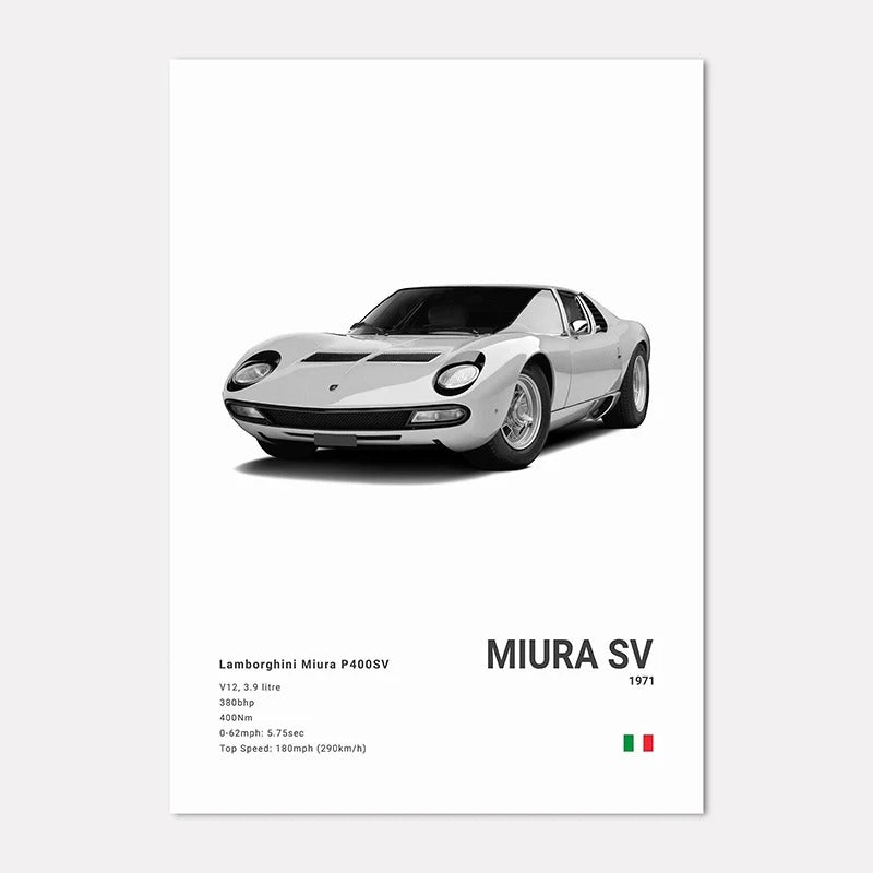 Lamborghini Premium Display Poster 21x30cm