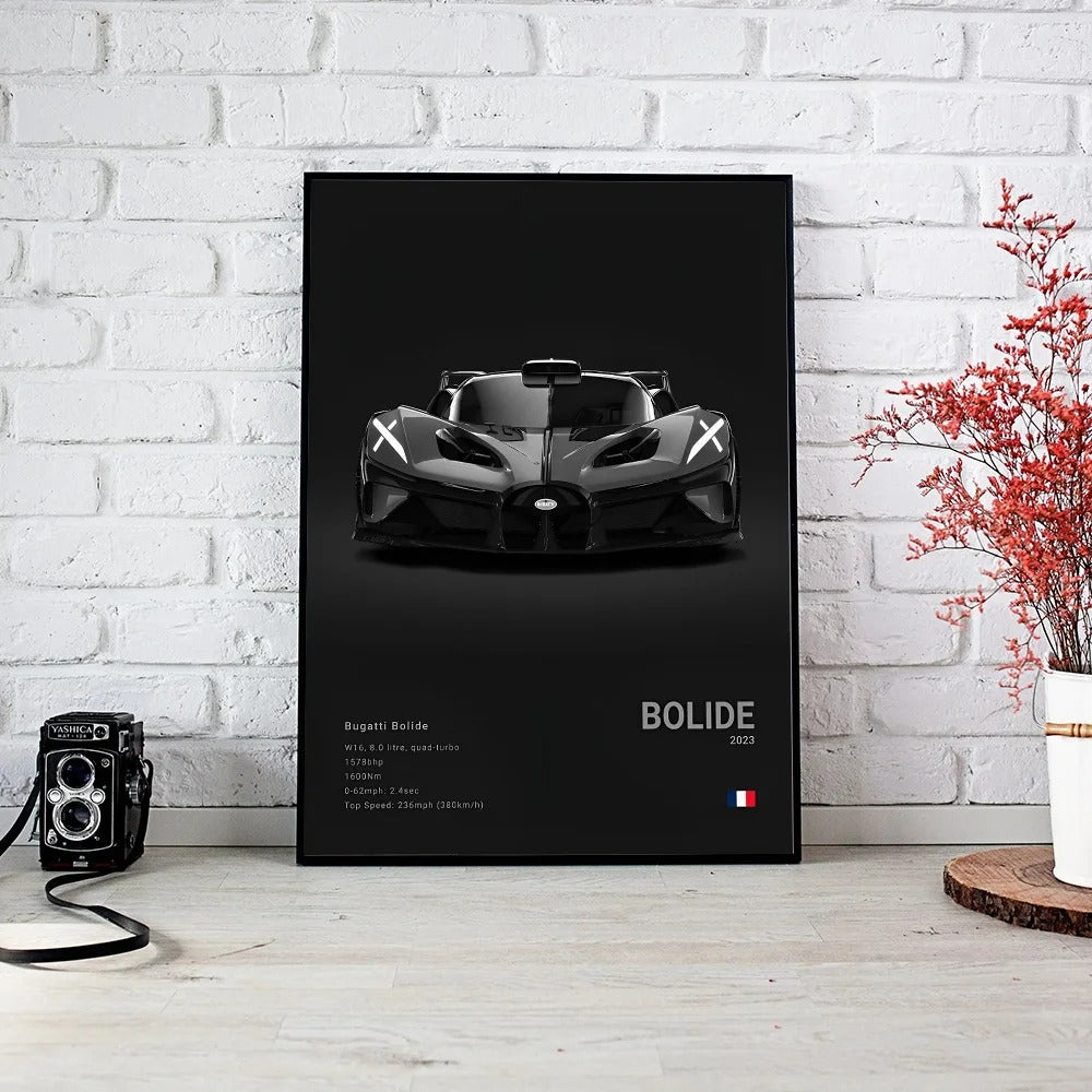 Bugatti Premium Display Poster 21x30cm