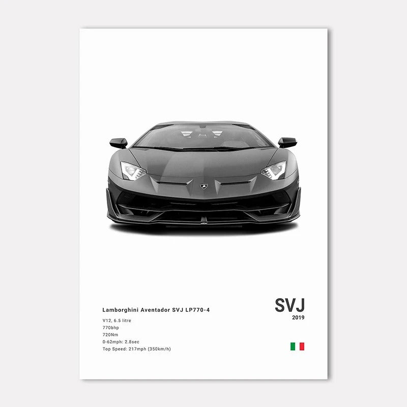 Lamborghini Premium Display Poster 21x30cm