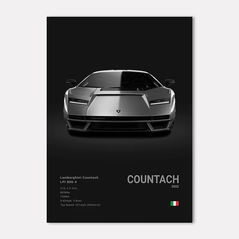Lamborghini Premium Display Poster 21x30cm