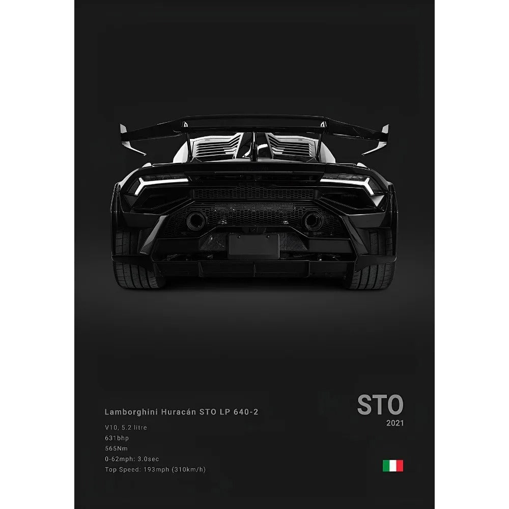 Lamborghini Premium Display Poster 21x30cm