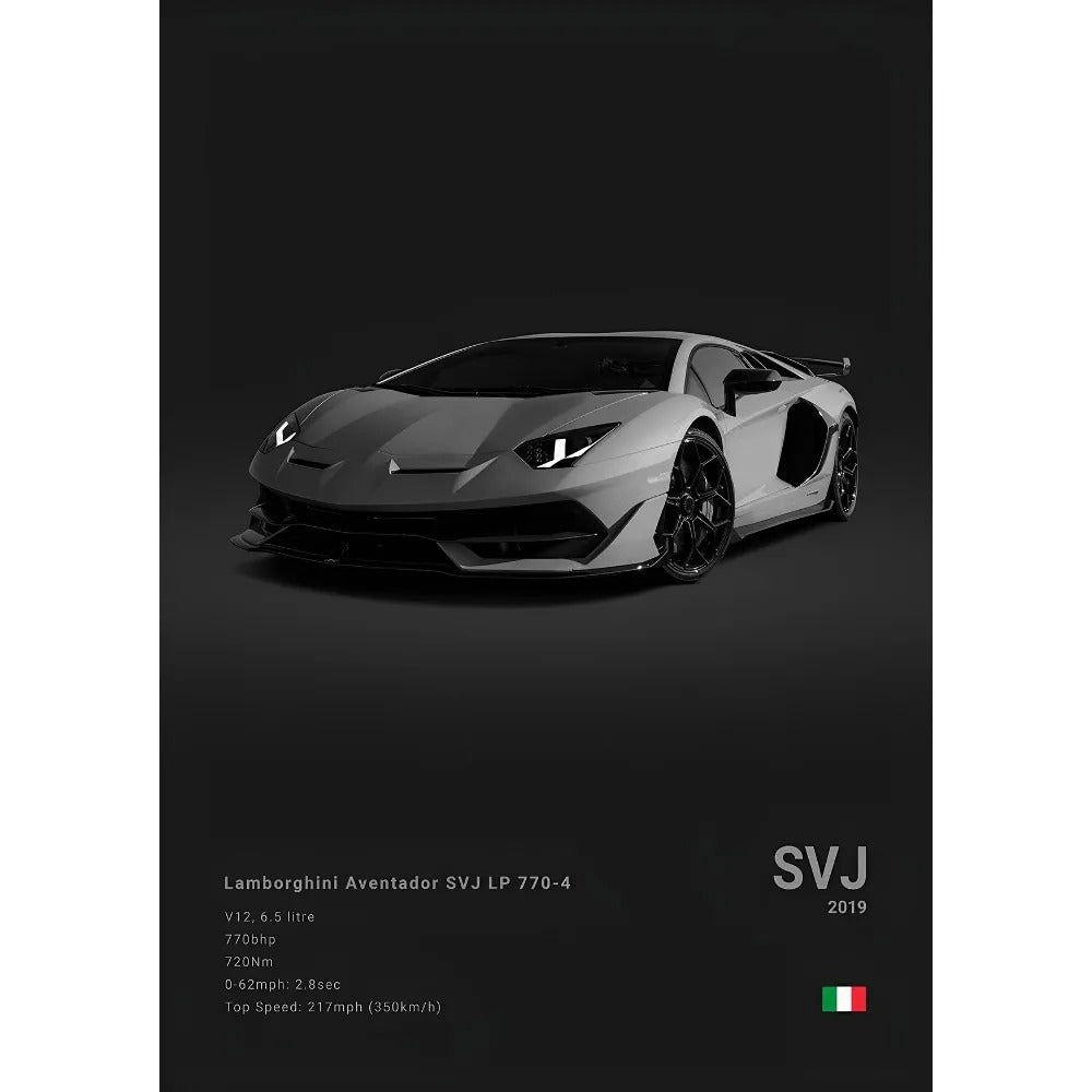 Lamborghini Premium Display Poster 21x30cm