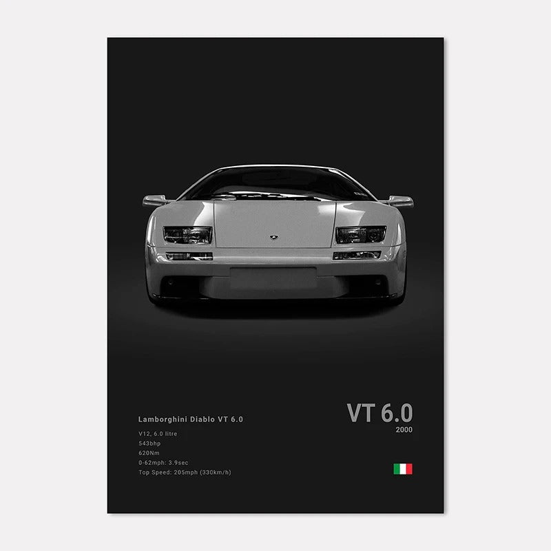 Lamborghini Premium Display Poster 21x30cm