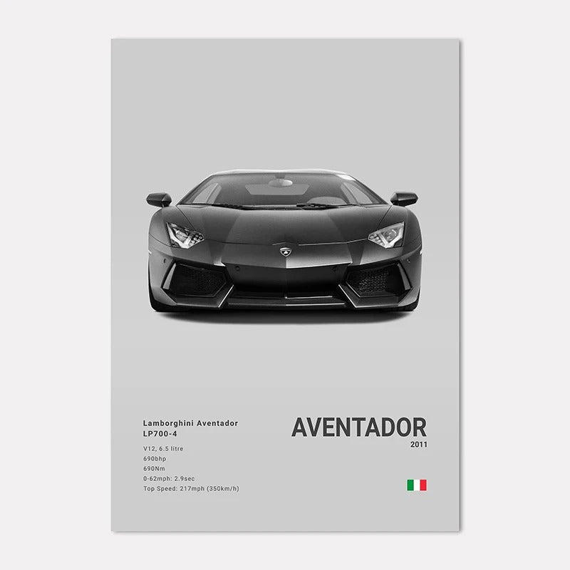 Lamborghini Premium Display Poster 21x30cm