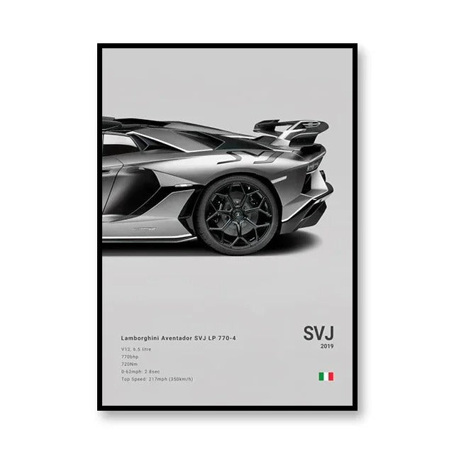 Lamborghini Premium Display Poster 21x30cm