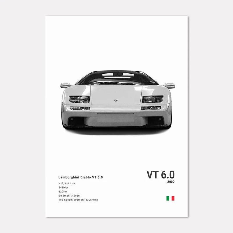 Lamborghini Premium Display Poster 21x30cm