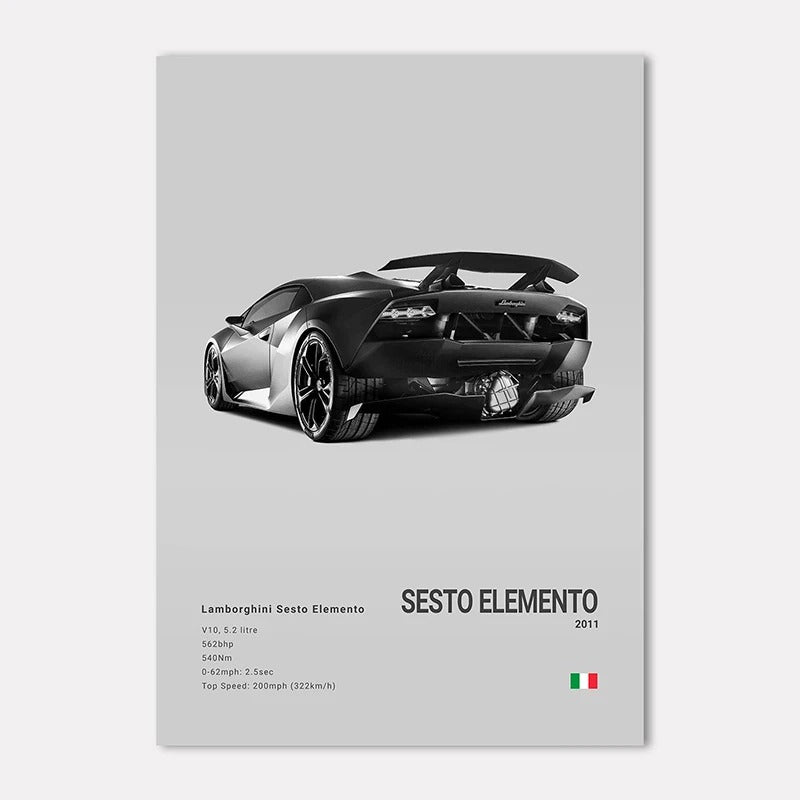 Lamborghini Premium Display Poster 21x30cm