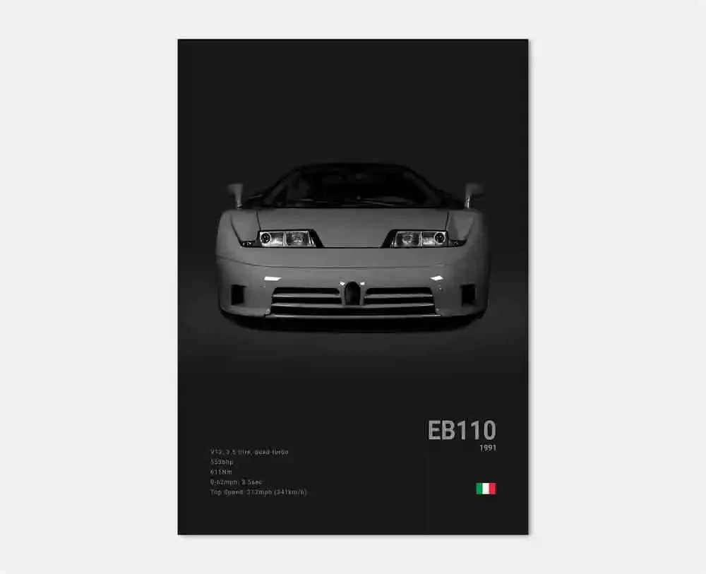 Bugatti Premium Display Poster 21x30cm