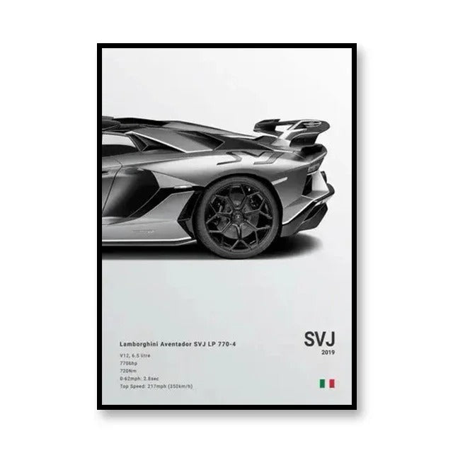 Lamborghini Premium Display Poster 21x30cm
