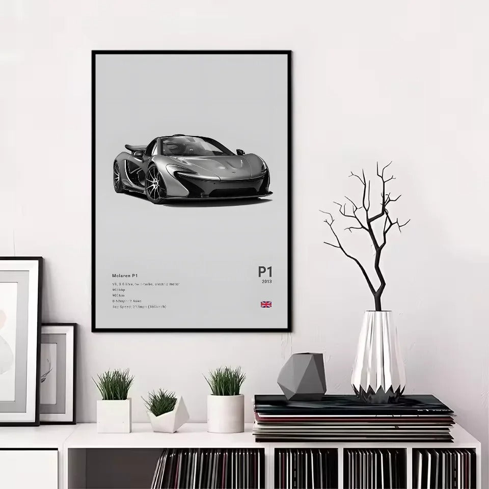 McLaren Premium Display Poster 21x30cm