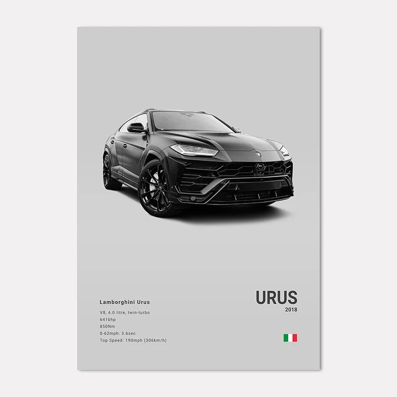 Lamborghini Premium Display Poster 21x30cm