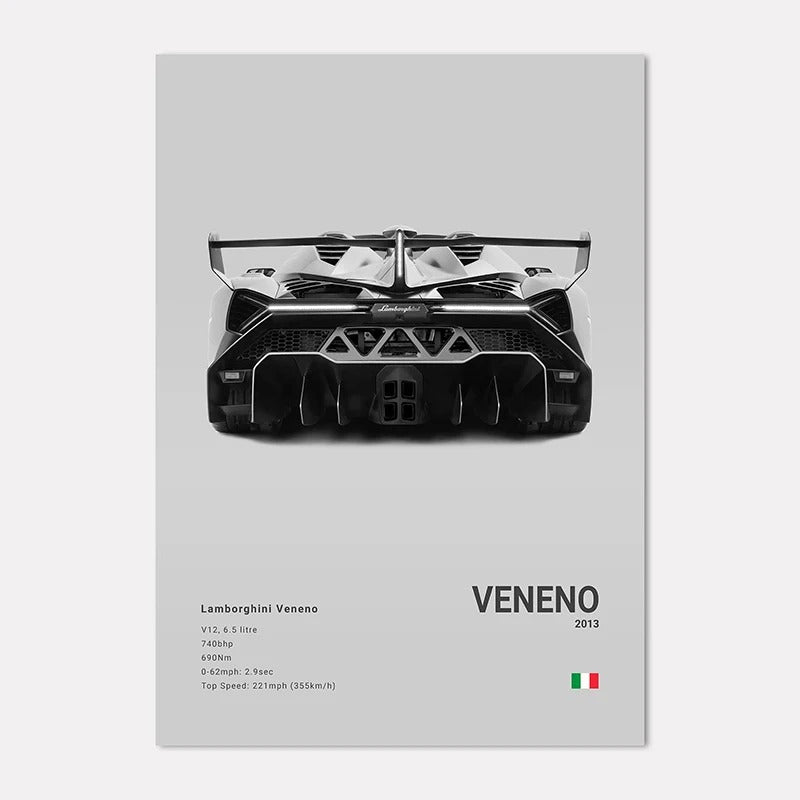 Lamborghini Premium Display Poster 21x30cm
