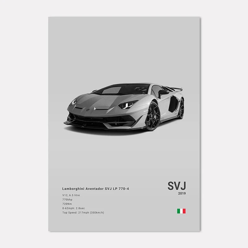 Lamborghini Premium Display Poster 21x30cm
