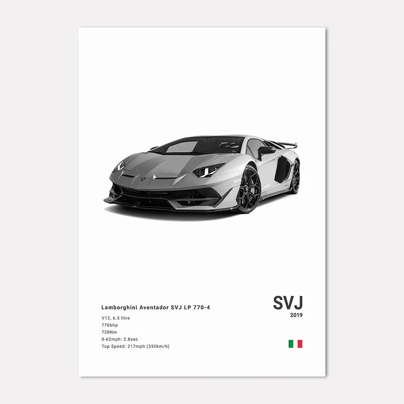 Lamborghini Premium Display Poster 21x30cm