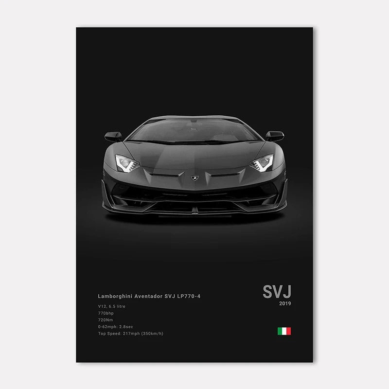 Lamborghini Premium Display Poster 21x30cm