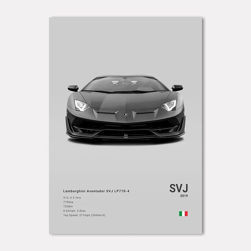 Lamborghini Premium Display Poster 21x30cm